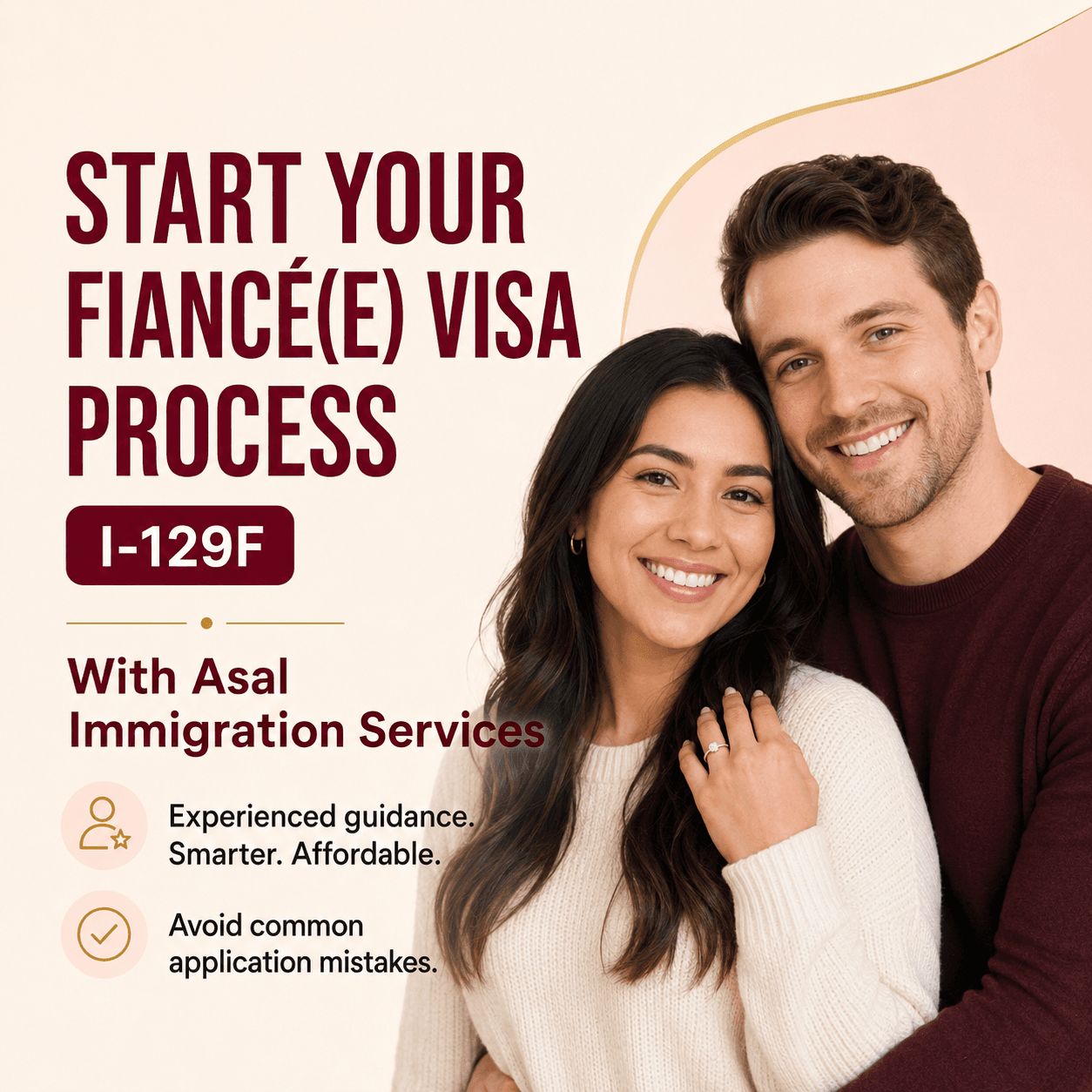 Fiance visa I-129F service graphic