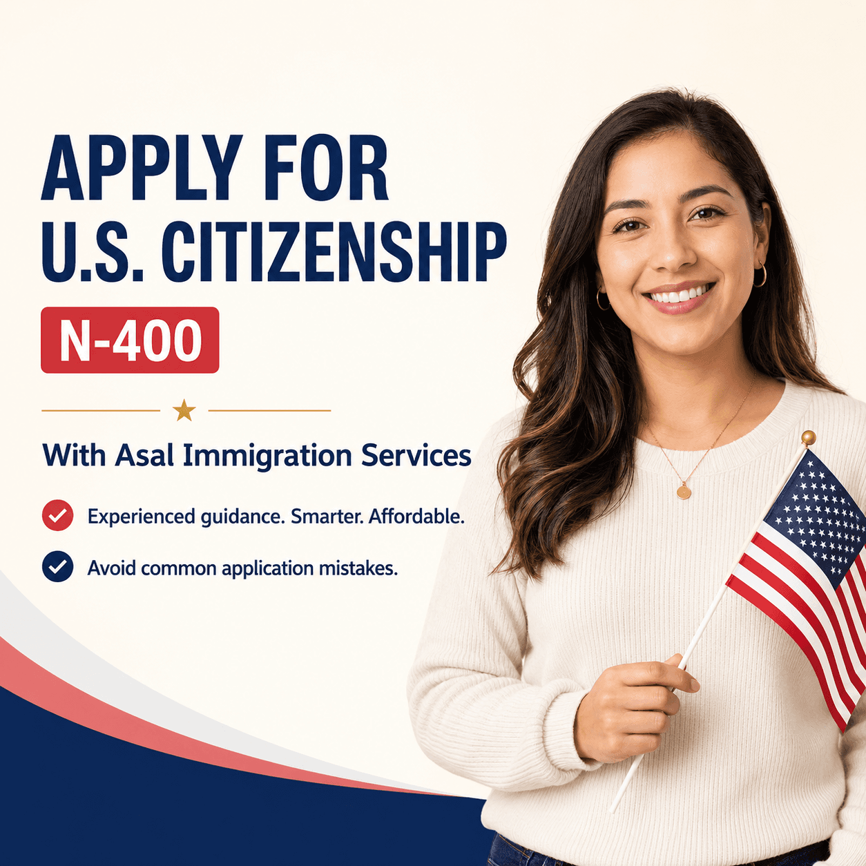 U.S. citizenship application service graphic